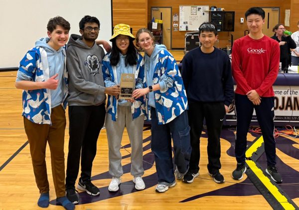 The VEX Robotics team traveled to Troy Buchanan High School Jan. 26 for the Troy Winter Classic tournament consisting of 48 teams across Missouri high schools. Schools can send up to six teams to compete. Three out of four of the VEX Robotics teams competed in this event, and Team “Gheese,” led by Rex Zhu (11) and Ben Reiser (11), placed third and qualified for the state tournament. “I’m very excited,” team leader Reiser said. “This year’s game has a huge hang structure in the center that not really anyone has gone for. Almost all the matches are 40 or 50 points higher because of how the scoring works differently.” 